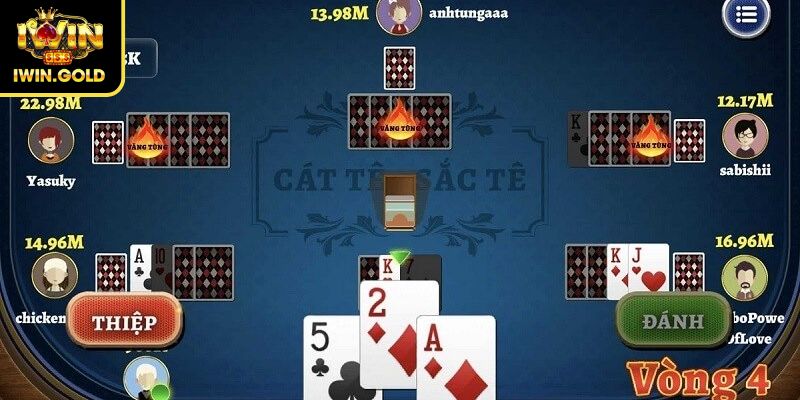 Hướng dẫn cách chơi bài Cát Tê online tại IWIN