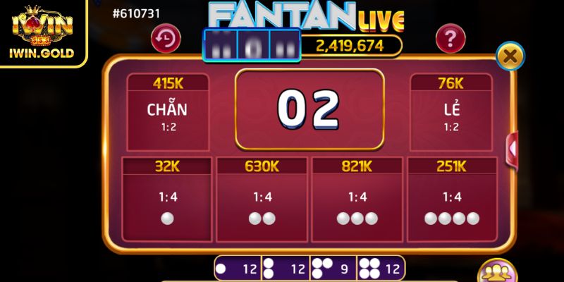 Cập nhật luật cơ bản trong cách chơi Fantan luôn thắng
